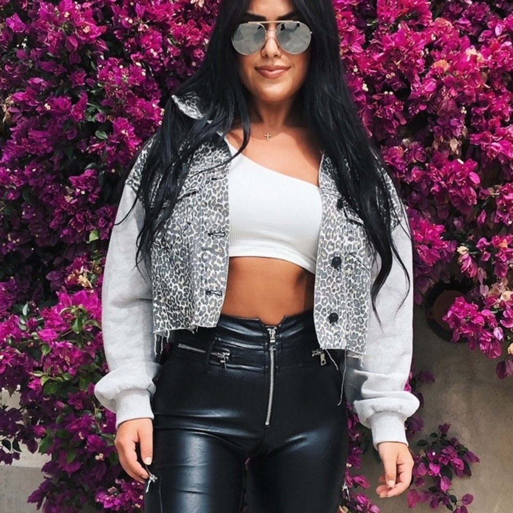 All Saints cropped jacket